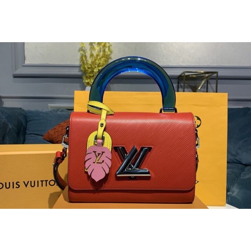 Louis Vuitton M50282 TWIST MM Bags Red Epi Leather