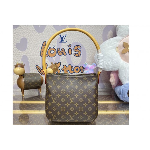Louis Vuitton M51146 Looping MM one shoulder bag in Monogram Canvas