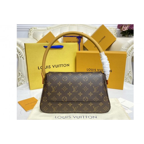 Louis Vuitton M51147 Mini Looping Shoulder Bag in Monogram canvas