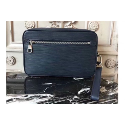 Louis Vuitton M51726 Kasai Clutch Bags in Black Epi Leather