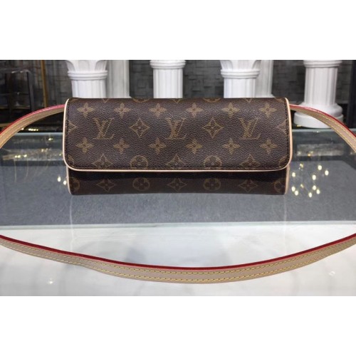 Louis Vuitton M51852 Pochette Twin GM Bag in Monogram Canvas