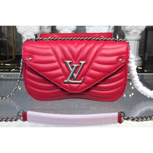 Louis Vuitton M51943 New Wave Chain MM Bags in Red Smooth calf leather Louis Vuitton M51943 New Wave Chain MM Bags in Red Smooth calf leather