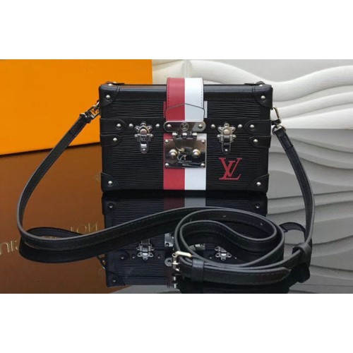 Louis Vuitton M52108 Petite Malle Bags in Black Epi Leather Louis Vuitton M52108 Petite Malle Bags in Black Epi Leather
