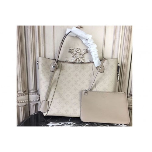 Louis Vuitton M53140 Hina MM Bags in Galet Mahina Leather