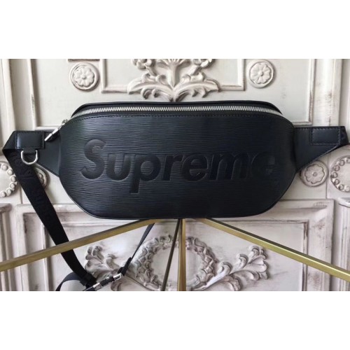 Louis Vuitton M54319 Supreme X Belt Bag in Black Epi Leather