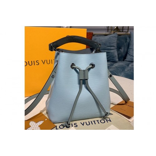 Louis Vuitton M56212 NeoNoe bucket bag in Blue Epi Leather