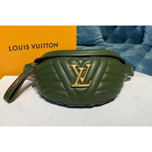 Louis Vuitton M44836 New Wave BumBag Bags Green Smooth calf leather