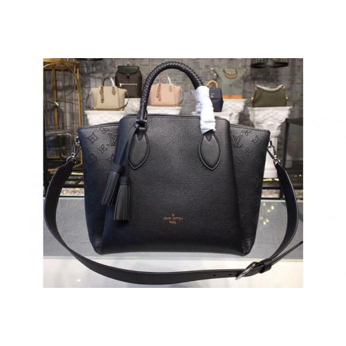 Louis Vuitton M55031 Haumea Bags in Black Mahina Leather