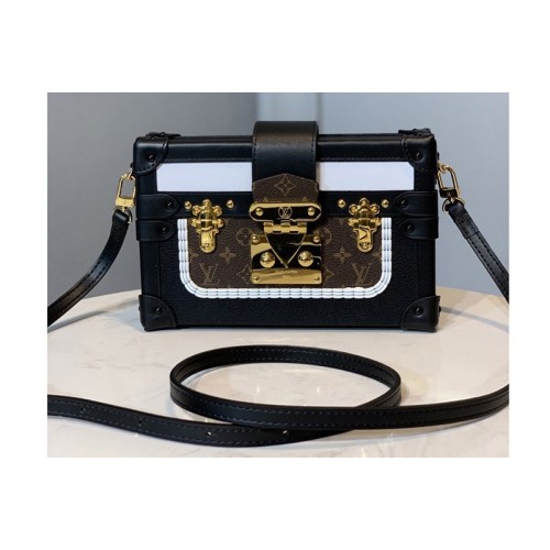 Louis Vuitton M55436 Petite Malle handbag in Monogram canvas