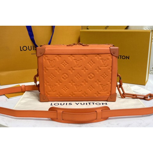 Louis Vuitton M55700 Soft Trunk bag in Orange Taurillon Monogram