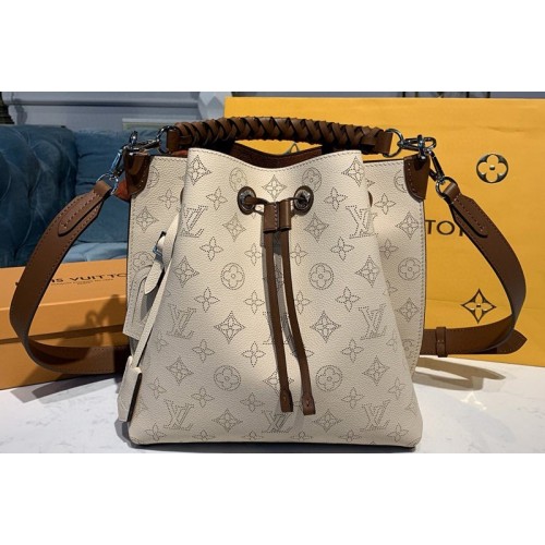 Louis Vuitton M55801 Muria bucket bag in Beige Mahina Calf leather
