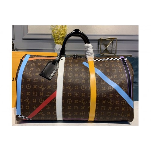 Louis Vuitton M55819 Keepall Bandouliere 50 Bags in Monogram Canvas