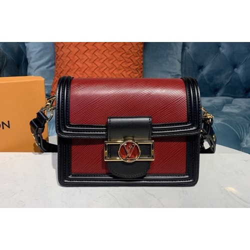 Louis Vuitton M55964 Mini Dauphine Handbags in Red Epi leather