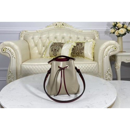 Louis Vuitton M57032 NeoNoe BB mini bucket bag in Gray Epi leather