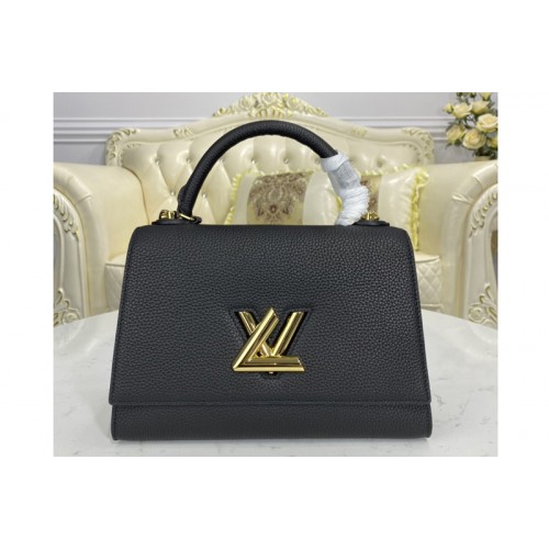 Louis Vuitton M57090 Twist One Handle handbag in Black Taurillon leather