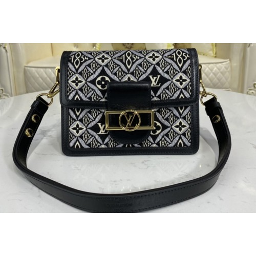 Louis Vuitton M57172 Since 1854 Dauphine Mini handbag in Gray Jacquard Since 1854 textile