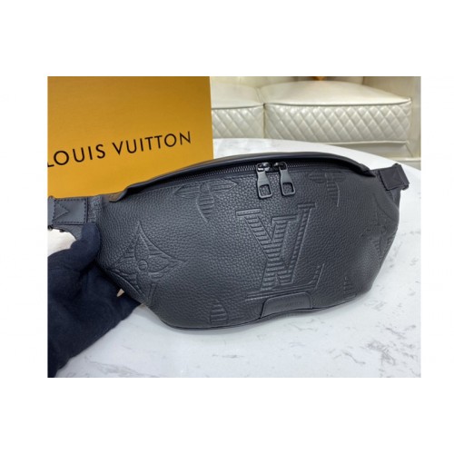 Louis Vuitton M57289 Discovery Bumbag in Taurillon Shadow leather