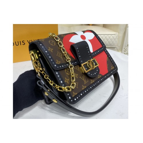 Louis Vuitton M57448 Game On Dauphine MM handbag in Game On Monogram Canvas