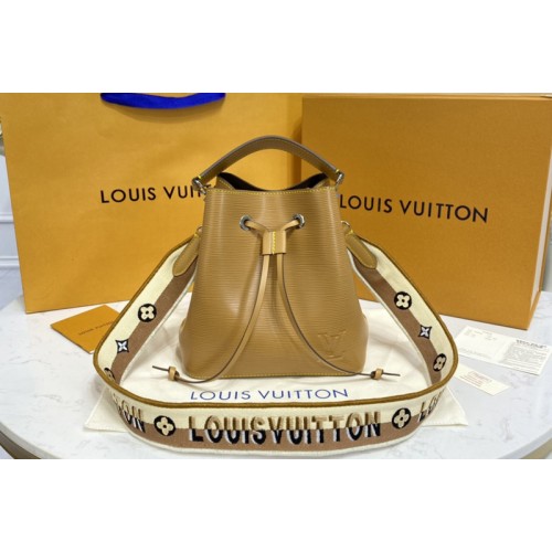 Louis Vuitton M57706 NeoNoe BB bucket bag in Gold Epi grained cowhide leather