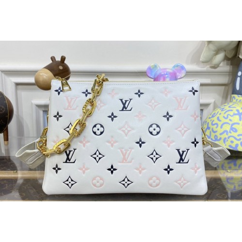 Louis Vuitton M22954 Coussin BB Tricolor bag in Beige Lambskin