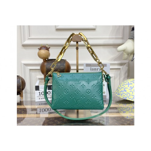 Louis Vuitton M21148 Coussin BB handbag in Green Lambskin Leather