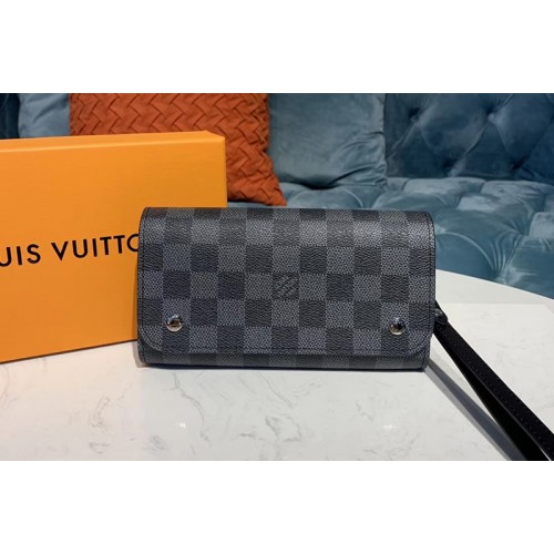 Louis Vuitton N58080 Kasai Wallet Damier Graphite Canvas