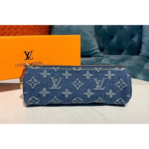 Louis Vuitton M58118 Clutch bags Blue Monogram Denim Canvas