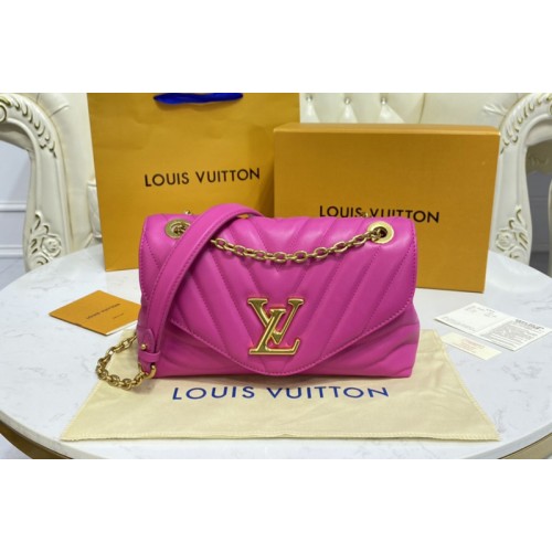 Louis Vuitton M58553 New Wave Chain Bag Handbag in Pink Smooth cowhide leather