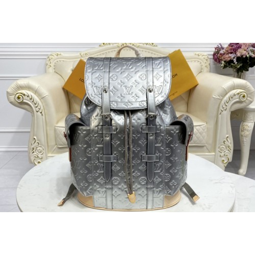Louis Vuitton M58756 Christopher PM backpack in Monogram Mirror coated canvas