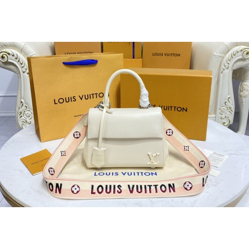 Louis Vuitton M58931 Cluny Mini handbag in White Epi leather