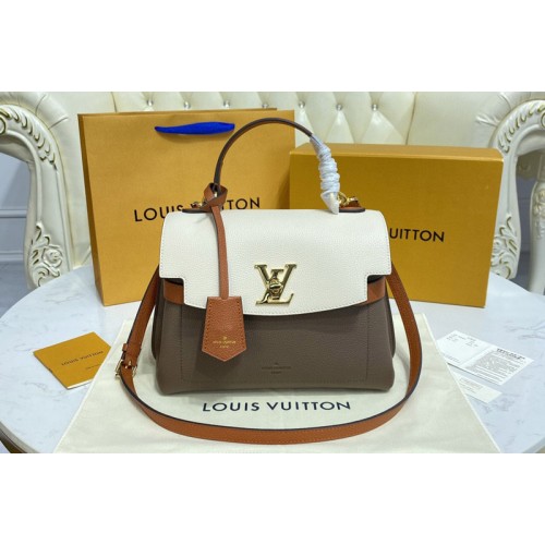 Louis Vuitton M56645 Lockme Ever BB bag in White Apricot Soft grained calfskin