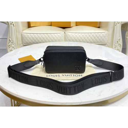 Louis Vuitton M59159 Alpha Wearable Wallet in Black Grained calf leather