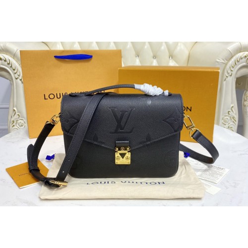 Louis Vuitton M45773 Pochette Metis Bag in Black Monogram Empreinte leather Louis Vuitton M45773 Pochette Metis Bag in Black Monogram Empreinte leather