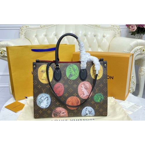 Louis Vuitton M59245 OnTheGo MM tote Bag in Monogram Cameo canvas