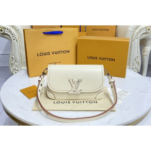 Louis Vuitton M59457 Buci crossbody Bag in Quartz White Epi leather