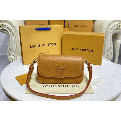 Louis Vuitton M59459 Buci crossbody Bag in Gold Miel Brown Epi leather