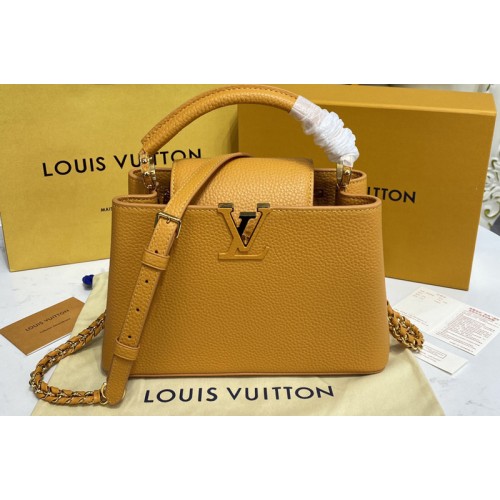 Louis Vuitton M59512 Capucines BB handbag in Brown Taurillon leather