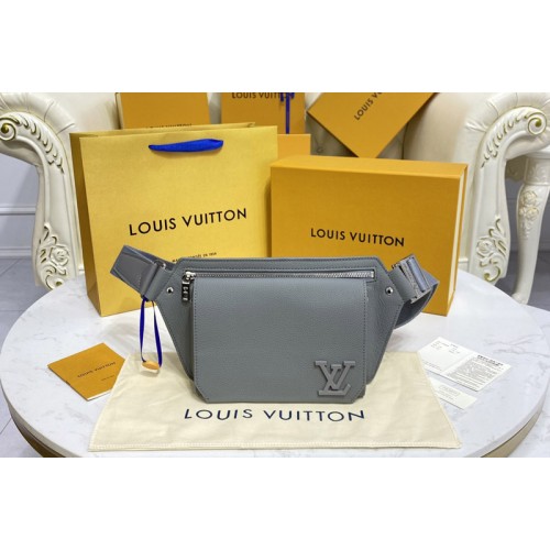 Louis Vuitton M59625 Aerogram Slingbag Bag in Gray Aerogram leather Louis Vuitton M59625 Aerogram Slingbag Bag in Gray Aerogram leather
