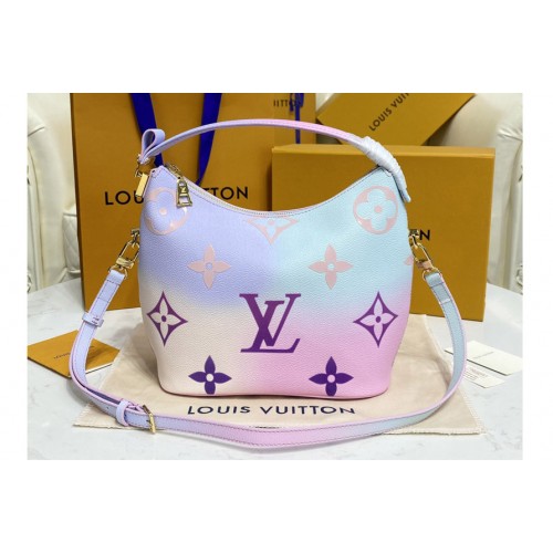 Louis Vuitton M46080 Marshmallow PM handbag in Sunrise Pastel Monogram Canvas