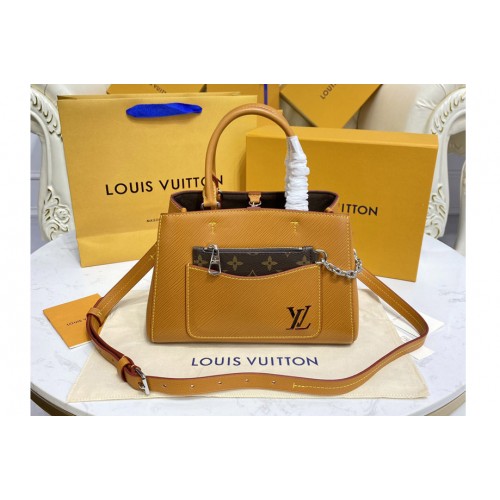 Louis Vuitton M59952 Marelle Tote BB bag in Brown Epi leather