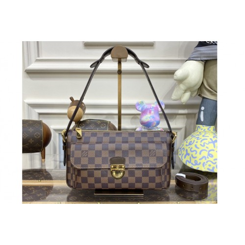 Louis Vuitton M60006 Ravello GM Bag in Damier Ebene Canvas