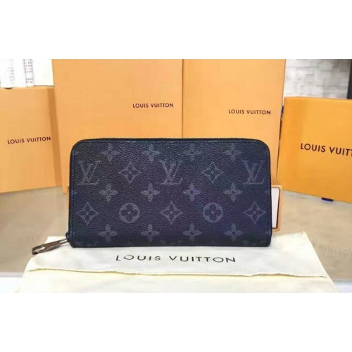 Louis Vuitton M60017 Zippy Wallet in Monogram Eclipse Canvas