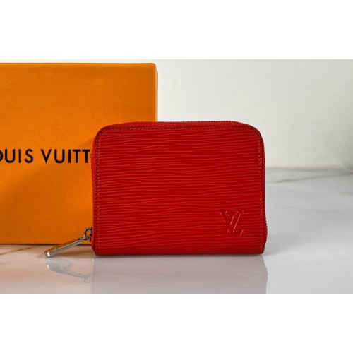 Louis Vuitton M60152 Zippy coin purse in Red Epi Leather