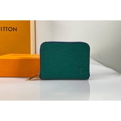 Louis Vuitton M60152 Zippy coin purse in Green Epi Leather