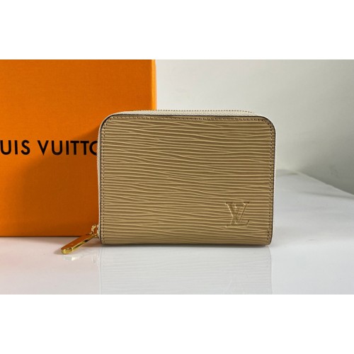 Louis Vuitton M60152 Zippy coin purse in Beige Epi Leather