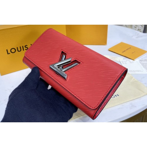 Louis Vuitton M61179 Twist wallet in Red Epi leather