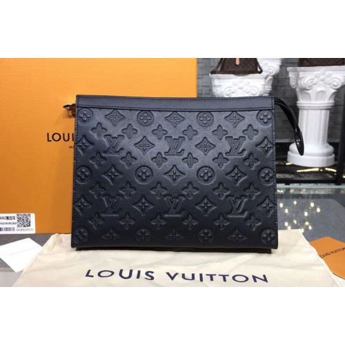 Louis Vuitton M61692 Pochette Voyage MM Bag in Monogram Shadow Leather