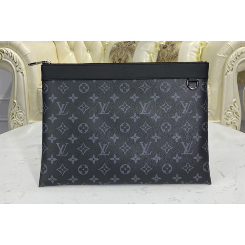 Louis Vuitton M62291 Discovery pochette clutch in supple Monogram Eclipse canvas