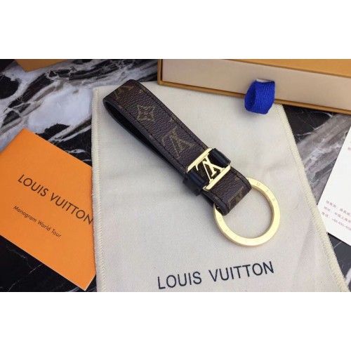 Louis Vuitton M62709 Dragonne Key Holder Monogram Canvas Gold Hardware