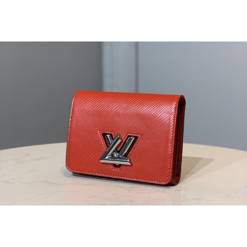 Louis Vuitton M64413 Twist compact wallet in Red Epi leather